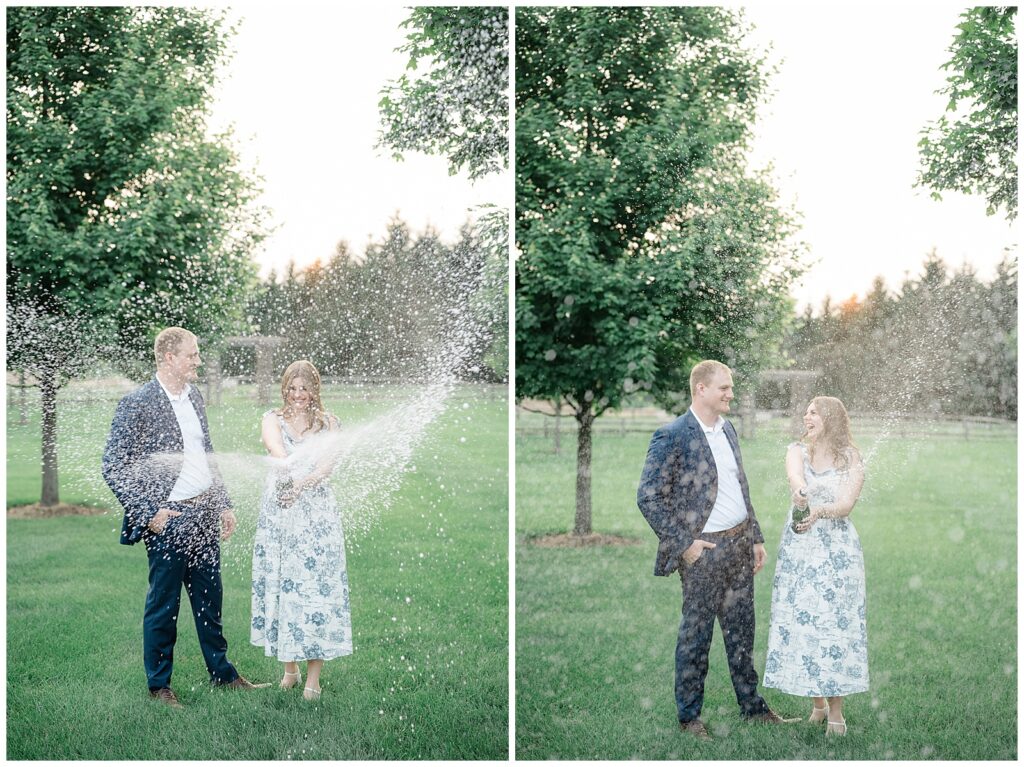 Timeless Events at High Acre Farms engagement photos