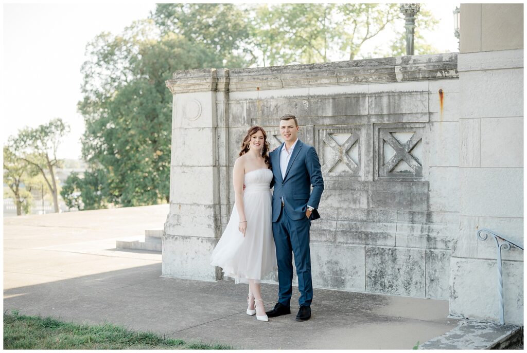 
Downtown Dayton engagement session at Masonic Temple