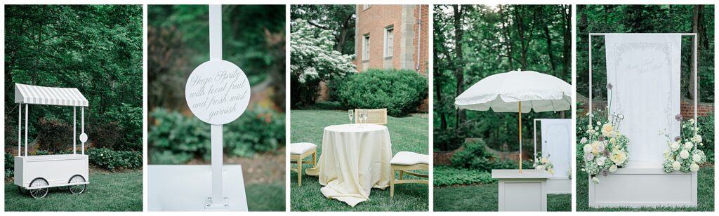 Peterloon Estate cocktail hour design