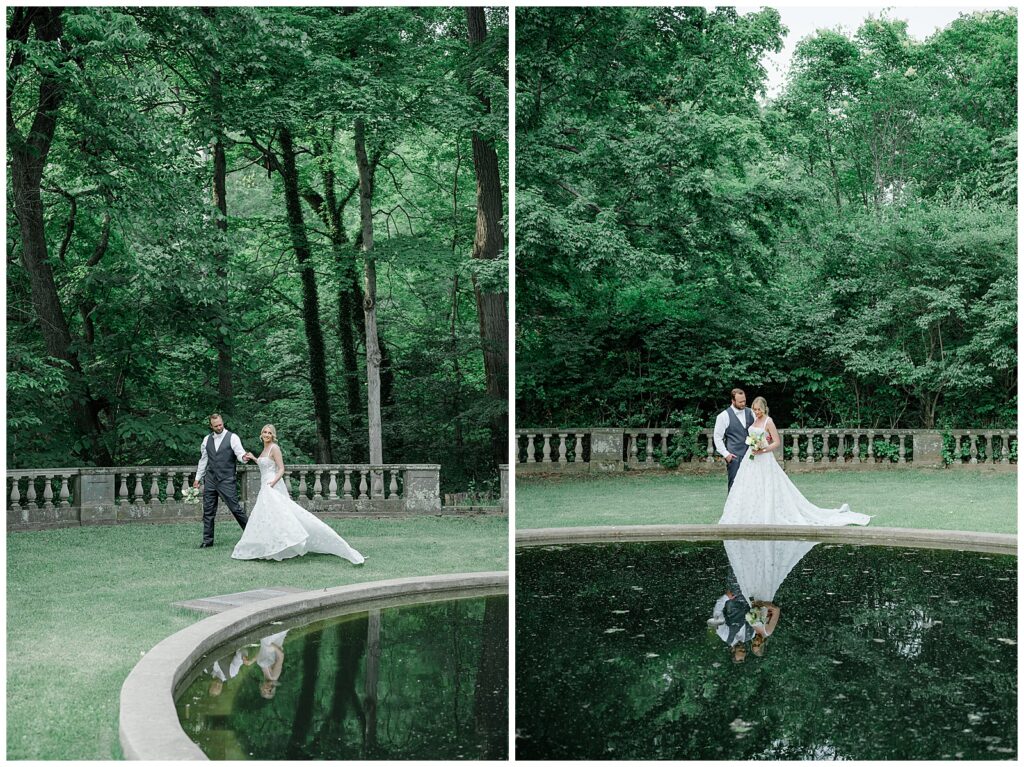 Editorial wedding photography at Peterloon Estate